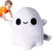 Halloween Geist Plüschtier, 10 cm Großer Plüsch Geist, Kuscheltier Halloween Geist Kissen Lustiges Geister Stofftier, Geisterstofftier Halloween Geist Dekokissen Für Kinderzimmer Sofa Dekoration