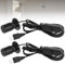WIYETY 2 Stück Mini Spot Licht: Mini Strahler mit Schalten, Kleines Akzentlicht, USB 5V 3W Punktstrahler für Vitrinen, Schmuck, Schaufenstern, Modellen (6000K)