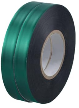 TMTGTS Pflanzenbinder 1,2cm*45m*2 Grün pflanzenband elastisch Plant Ties Kletterhilfe Pflanzen Ductape Baumanbinder wasserdicht Band Gartenbinder Grüne Bänder Tomatenbinder für Kletterpflanzen