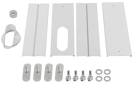 generic Portable Air Conditioner Window Kit with Coupler Adjustable Sliding 150 130mm Ducting AC Vent