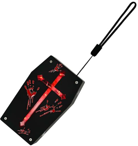 Flaroey Halloween Sound Control Decoration Props Horror Sound Box Induction Scene Decorative Lamp
