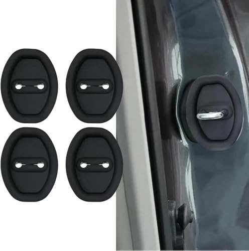 XGLDRZ 4 Pieces Car Door Latch Cover for Land Rover Range Rover Evoque 2 (II) L551 I 2019-2024, Car Silicone Door Lock Protective Cover Stopper Cover Latches Accessories for Cars
