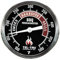 Tel-Tru BQ300 Grillthermometer, 7,6 cm, schwarzes Zifferblatt mit Zonen, 10,2 cm Stiel, 100/500 Grad F