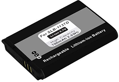 Ersatz-Akku SLB-1137D für Samsung i80, i85, i100, L74 Wide, NV11, NV24 HD, NV30, NV40, TL34HD