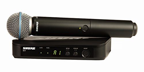 Shure BLX24/B58 – Sistema de mano inalámbrico con micrófono inalámbrico beta58 a