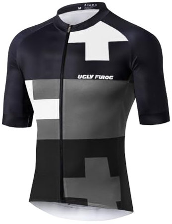 UGLY FROG Stoff-Upgrade – Milchfaser Bike Wear MTB Rennrad Radsport Bekleidung Herren Radfahren Jersey Männer Mountainbike Trikot Full Zip Fahrrad Shirt Laufende Top Road MTB Kleidung