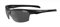 TIFOSI Intense Single Lens Sunglasses: Bold design, shatterproof lenses for active wear, Gloss Black/Smoke