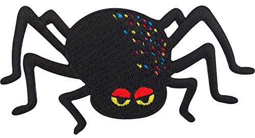 Spider Patch Iron On Badge/Sew On Cloth Embroidered Applique Embroidery Motif