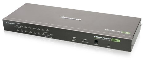 IOGEAR 16-Port USB PS/2 Combo KVM Switch GCS1716