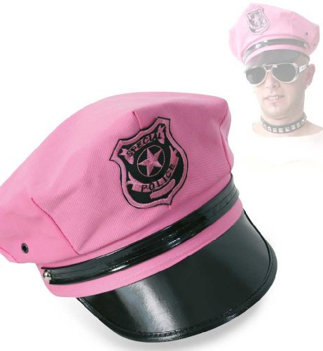 FASCHING 38703 Polizeimütze pink Mütze Polizei Hut NEU/OVP