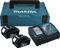 Makita, Power Source Kit 3 Ah, 2 Batterie, Incl. Caricabatterie e valigetta, 196693-0