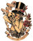 Tatto Tättowierung echter Look Skin Totenkopf Rosen Dragon Buddha - Model (Pokerface)