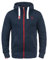 Solid SDBenn High Neck Herren Zip-Hoodie Sweatjacke Kapuzenjacke Hoodie mit Kapuze Reißverschluss Kängurutasche Baumwollmischung Regular fit, Größe:XL, Farbe:Insignia Blue Melange (8991)