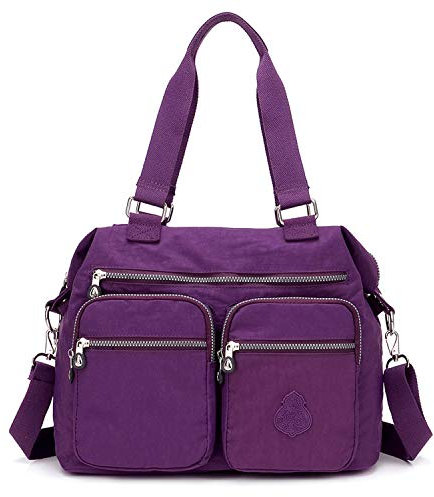 Outreo Schultertasche Designer Handtasche Damen Messenger Bag Umhängetasche Mädchen Taschen Wasserdichte Kuriertasche Sporttasche Reisetasche für Strandtasche Nylon