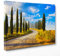 Quadro su Tela Canvas - INTELAIATO - Pronto da Appendere - Siena - Cipressi - Viale Alberato - Toscana - 50x70cm - Senza Cornice - (cod.2937)