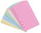 STOBOK 50 Blätter A6 6-Ring Binder Papier, Buntes Refill Papier für 6 Löcher Binder Planner Tagebuch Notizbuch Ringbuch Reisetagebuch