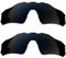 SOODASE Pour Oakley Radar EV Path Des lunettes de soleil Rouge/Bleu/Doré Verres de remplacement polarisés