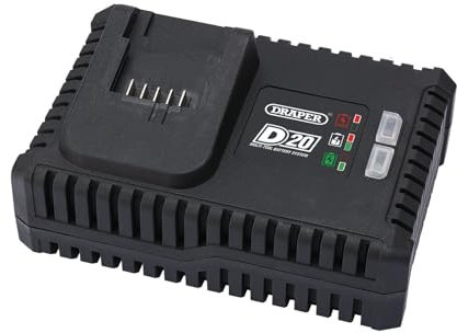 Draper 55913 D20 20V Fast Battery Charger