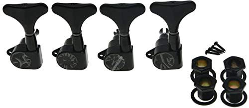 Dopro Accordeur de basse 4 cordes pour gaucher Noir