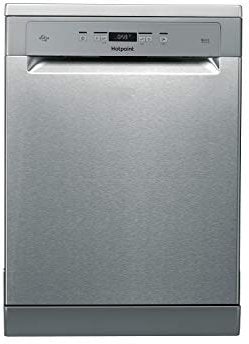 Hotpoint HFC 3T232 WFG X UK Freestanding Standard Dishwasher, 14 Place Settings, 13 Programs, Stainless Steel