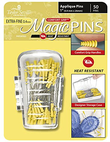 Taylor Seville Originals - Taylor Seville Originals Komfort Griff Hitze Beständig Extra Bußgeld (0.4 x 26 mm) Applique Magic Pins - 50 Stücke