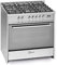 GURARI GCH E 911 X, Centre de cuisson électrique à gaz 90 cm/Range Coocker / 121L / 8 fonctions/Air chaud/Gril/ 5 brûleurs haute qualité/ 4 kw WOK/Gaz naturel/Gaz propane