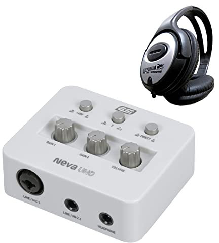 ESI NEVA Uno 2-Kanal USB Audio-Interface + keepdrum Kopfhörer