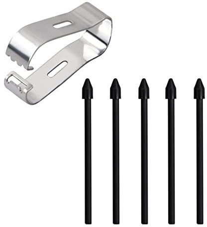 zoerbufan 5 Pack S-Pen Ersatzspitzen für Samsung Note 4 / Note 5 / Note 8 / Note 9 / Note 10 / Note 20 / S3 / S4 / S6 / S6lite / S7, P580 / P350 / P600 etc., Stylus S Stiftspitzen Pen Refill Tool Set