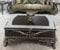 Casa Padrino Luxus Barock Couchtisch Schwarz/Weiß/Silber - Prunkvoller Wohnzimmertisch im Barockstil - Barockstil Wohnzimmer Möbel - Barock Einrichtung - Barock Möbel - Luxus Möbel im Barockstil