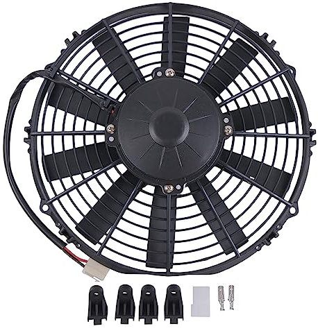 LSSOCH New 24V Electric Cooling Radiator Fan Blower 30100465 Compatible with SPAL VA09-BP12/C-54A