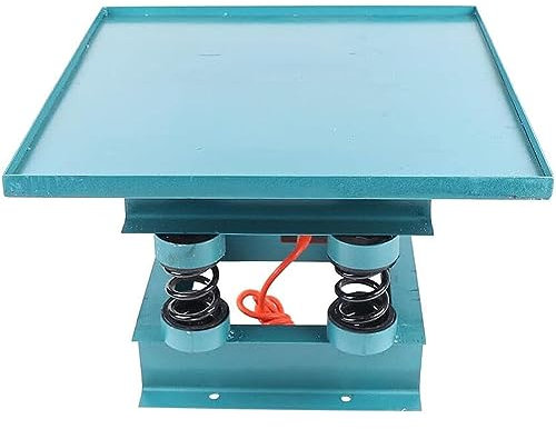 MLYYYDSS Table vibrante électrique à Plaque Plate en béton 750 W, Plate-Forme de Vibration de Bloc de Test de Banc, Vibration 2860 Fois/Min, pour l'élimination des Bulles d'air