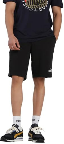 PUMA Herren ESS No. 1 Logo Shorts 10 Gestrickte Shorts, PUMA Black, L