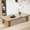 robwibw Japanischer Bodentisch Massivholz Couchtisch Teetisch Zum Sitzen Auf Dem Boden Beistelltisch Für Wohnzimmer, Heimdekoration, Holzfarbe (100 * 60 * 38cm) (100cm)