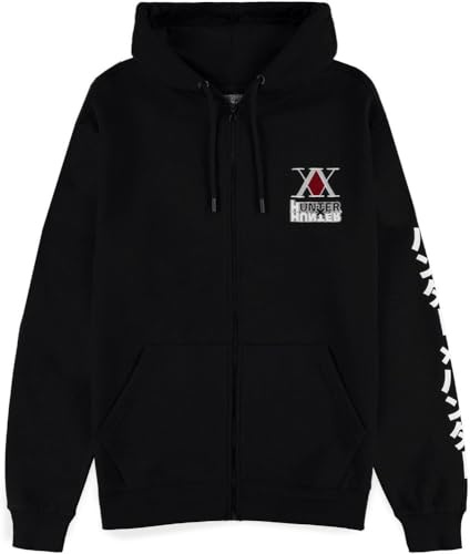 Hunter x Hunter - Gon and Kirua - Men's Zipper Hoodie Black