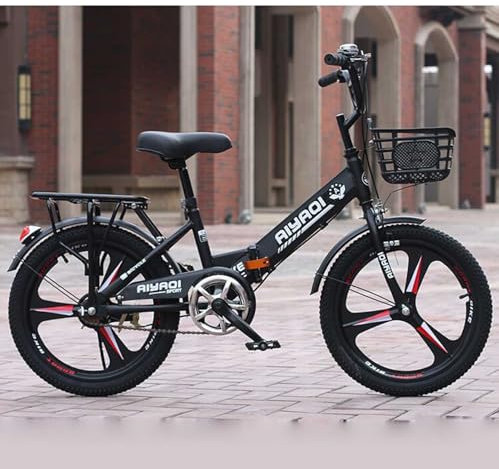 Klappbares Mountainbike 22-Zoll-Single-Speed-Einrad Tragbares Klappfahrrad für Erwachsene A,22inches