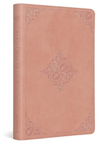 ESV New Testament with Psalms and Proverbs (TruTone, Blush Rose, Fleur-de-lis Design)
