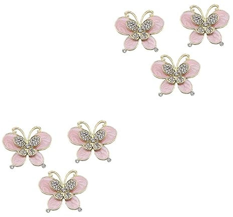 KITANDOVE 6 Pcs Phone Case Accessories Phone Case Ornament Rhinestone Decor for Phone Case Phone Case Sticker Mobile Phone Case Decoration DIY Jewelry Accessory Sticker Jewel Stickers Pink