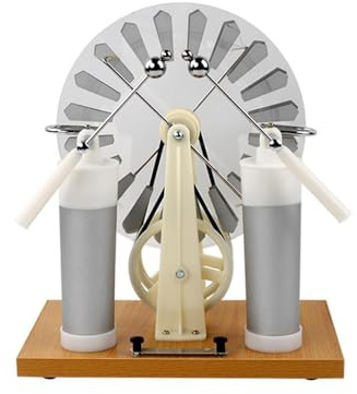 TWTCZOZ Generador de Electricidad Estática. Incluye 2 Botellas de Experimento Didáctico para Niños. Material Didáctico para Fiestas Infantiles.