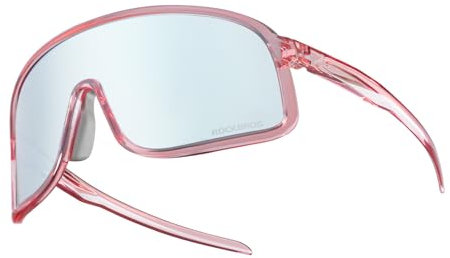 ROCKBROS Lunettes de Soleil Photochromiques Sport Femme Homme - Vélo Running VTT - Verres UV400 Cadre TR90 Léger