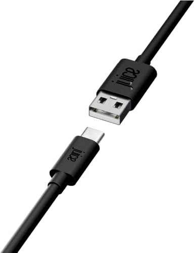 Juice USB-A to USB-C Cable 3m, Fast Charging & Sync Lead – Long Durable Type-C Charger for iPhone 17/17 Pro / 17 Pro Max, Samsung Galaxy S25 Ultra / S24, Pixel 9, iPad & More – Black