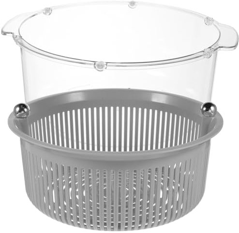 Alipis Colino Multiforo Per Frutta E Verdura Scolapasta Girevole Ciotola Per Lavare Il Riso Cestino Portaoggetti Da Cucina Colino Per Frutta