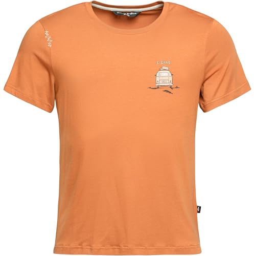 Chillaz E Ciao T-Shirt Men, M, orange Brown