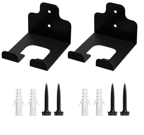 2 robuste Gartenwerkzeug-Aufhänger, Edelstahl-Garagen-Aufbewahrungshaken, wasserdichte Wandhalterung, Werkzeug-Organizer, für Werkstatt, Gartenhaus, Garagen-Werkzeuge (Wandhalterung)