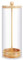 Straw Holder Dispenser for Counter - Drinking Straw Dispenser with Bamboo Lid for Standard Straws, Straw Organizer
