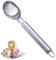 WOLMIK Cuillère à glace, en acier inoxydable, cuillère à biscuits, cuillère à melon, cônes scooper cones, outils spéciaux et gadgets, cuillère à crème glacée, cuillère à doseuse alimentaire, passe au