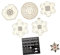 Yardwe Holzuhr Puzzle Bausatz Selbstgemacht 3D Uhr Modell für Erwachsene Bastelset für Wohnzimmer Schlafzimmer Holzmaterial Lernspielzeug Dekoration