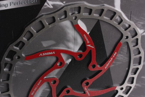 ASHIMA Disco Freno ARO-08 Ultralight 160mm x 85gr Rosso -