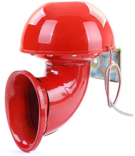 Bull Horn Bootsfanfare Hupe Nebelhorn Sound Rot 12 Volt 125db