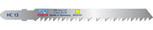 WILPU Stichsägeblatt HC 13 mit Einnockenschaft- / T-Schaft-Aufnahme, 5 Stück