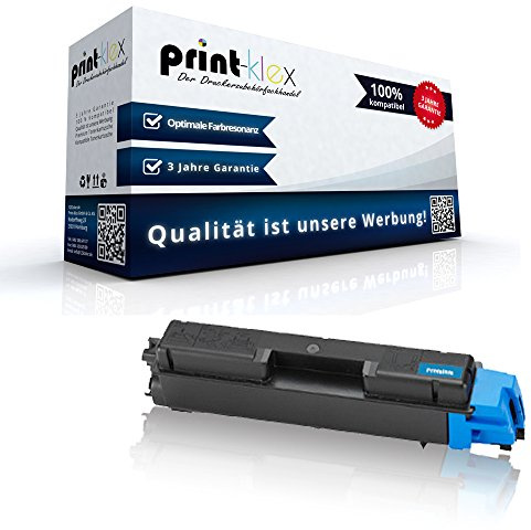 Print-Klex Kompatible Tonerkartusche für Kyocera TASKAlfa 260Series 265ci 266ci 1T02PACNL0 TK5135 TK 5135 TK 5135C TK5135C TK-5135 C Blau Cyan - Office Print Serie
